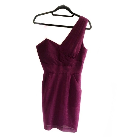 BCBGeneration one shoulder scale print dress - Picture 1 of 10